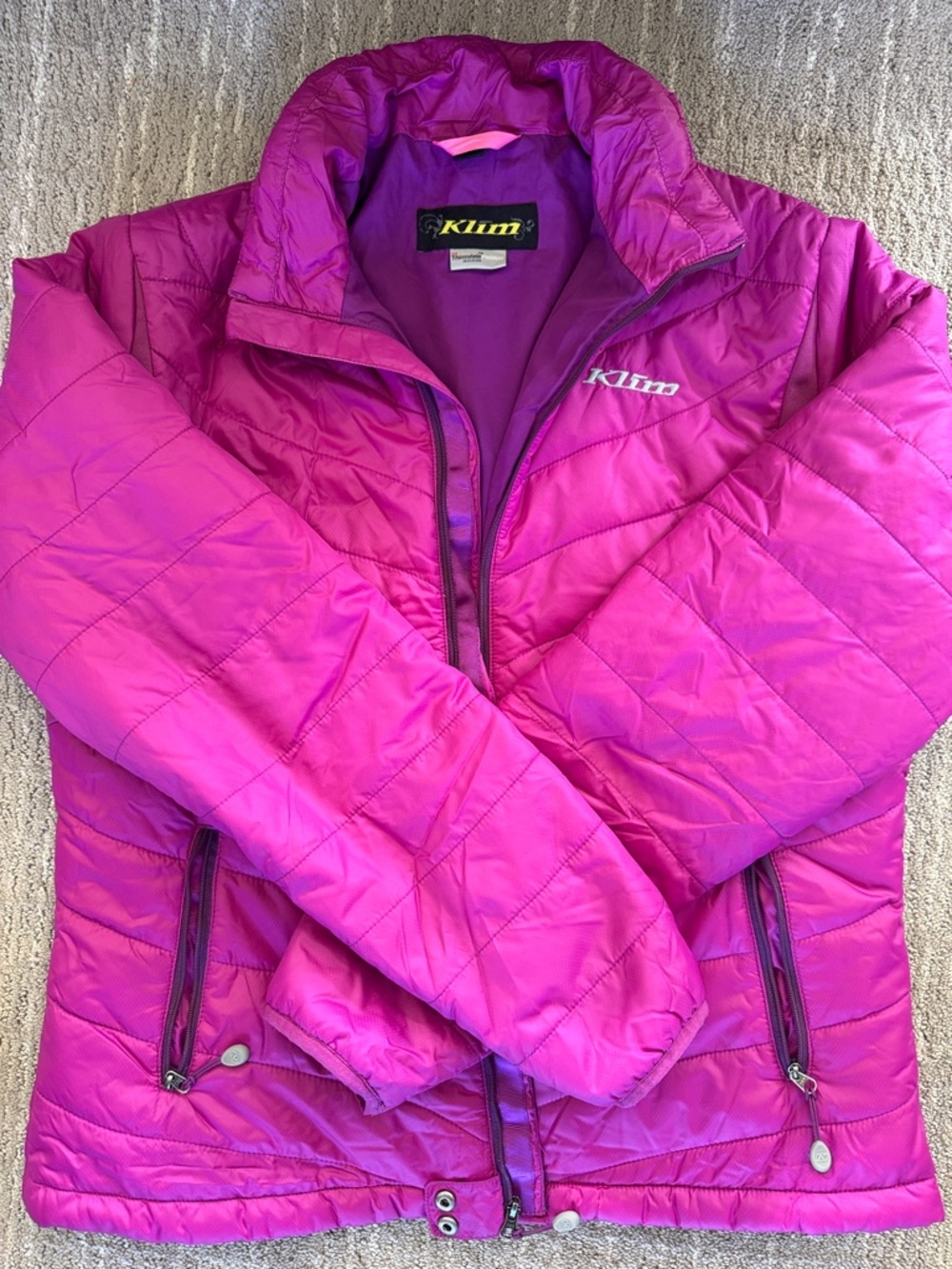 Klim Women's Magenta Quilted Insulated Puffer Jacket